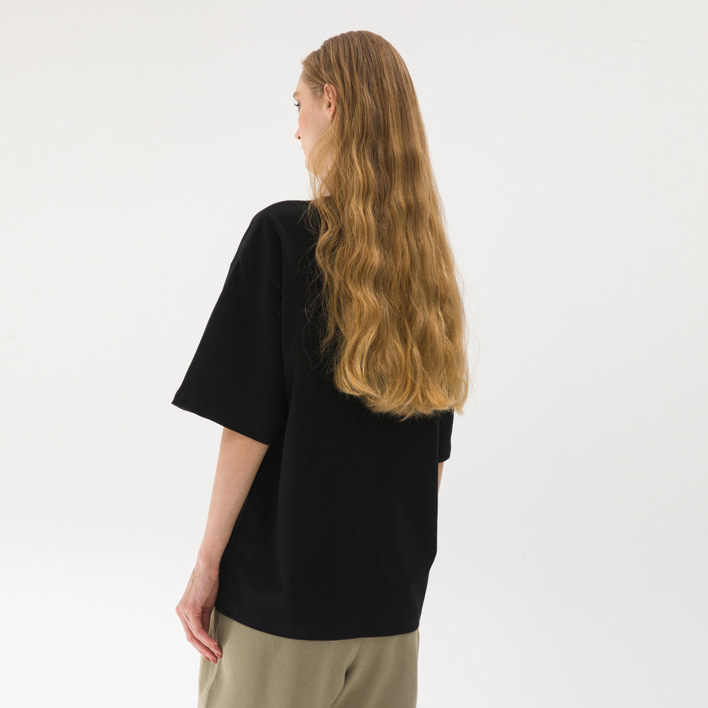 T-shirt GLOBE détail matière coton