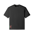 T-shirt GLOBE noir face avant NE SCANNE PAS