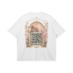 T-shirt Octobre Rose blanc dos en situation