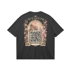 T-shirt Octobre Rose noir dos en situation